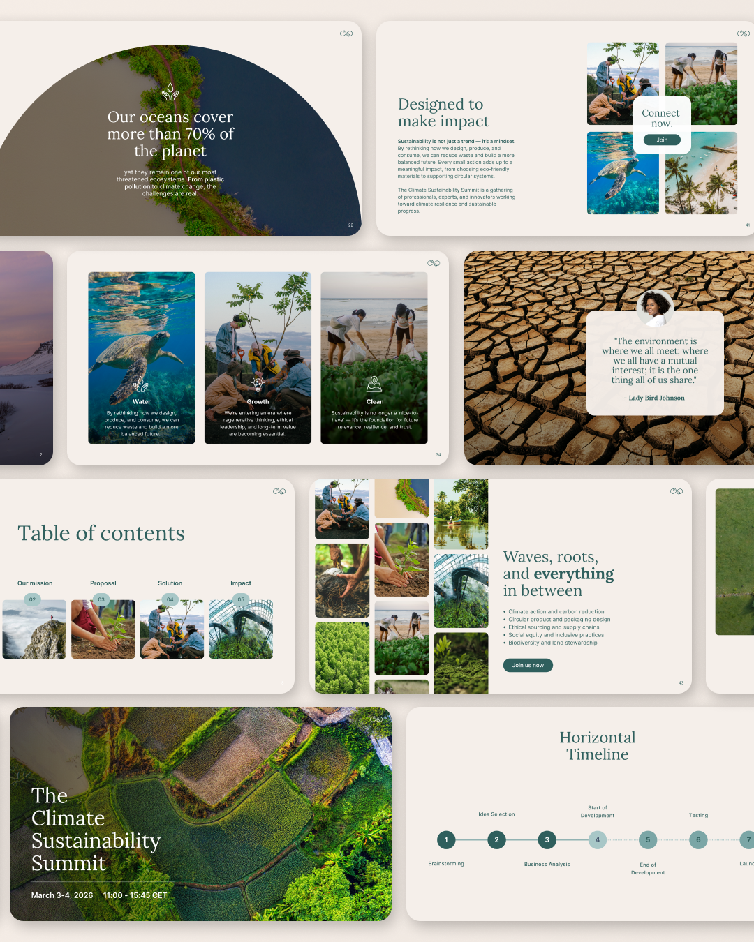 BEIGE Canva Pitch Deck Template for – Professional & Editable Slides