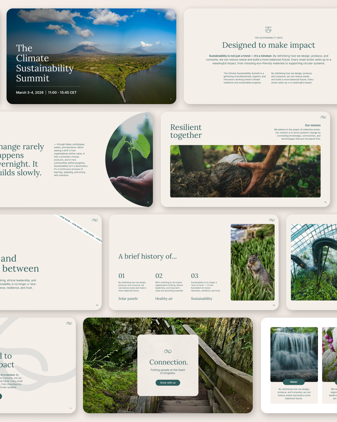 BEIGE Canva Pitch Deck Template for – Professional & Editable Slides