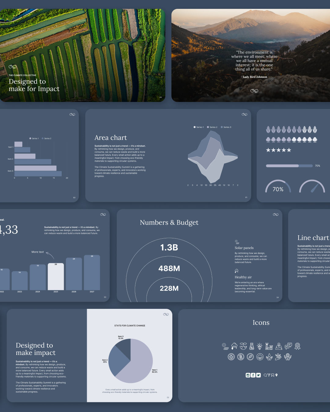 BLUE - Canva Pitch Deck Template – Modern & Professional Slides