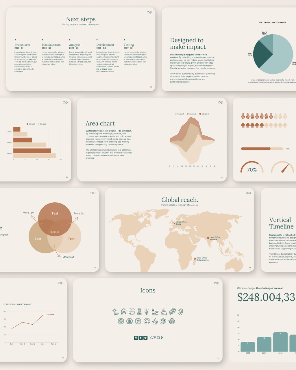 BEIGE Canva Pitch Deck Template for – Professional & Editable Slides