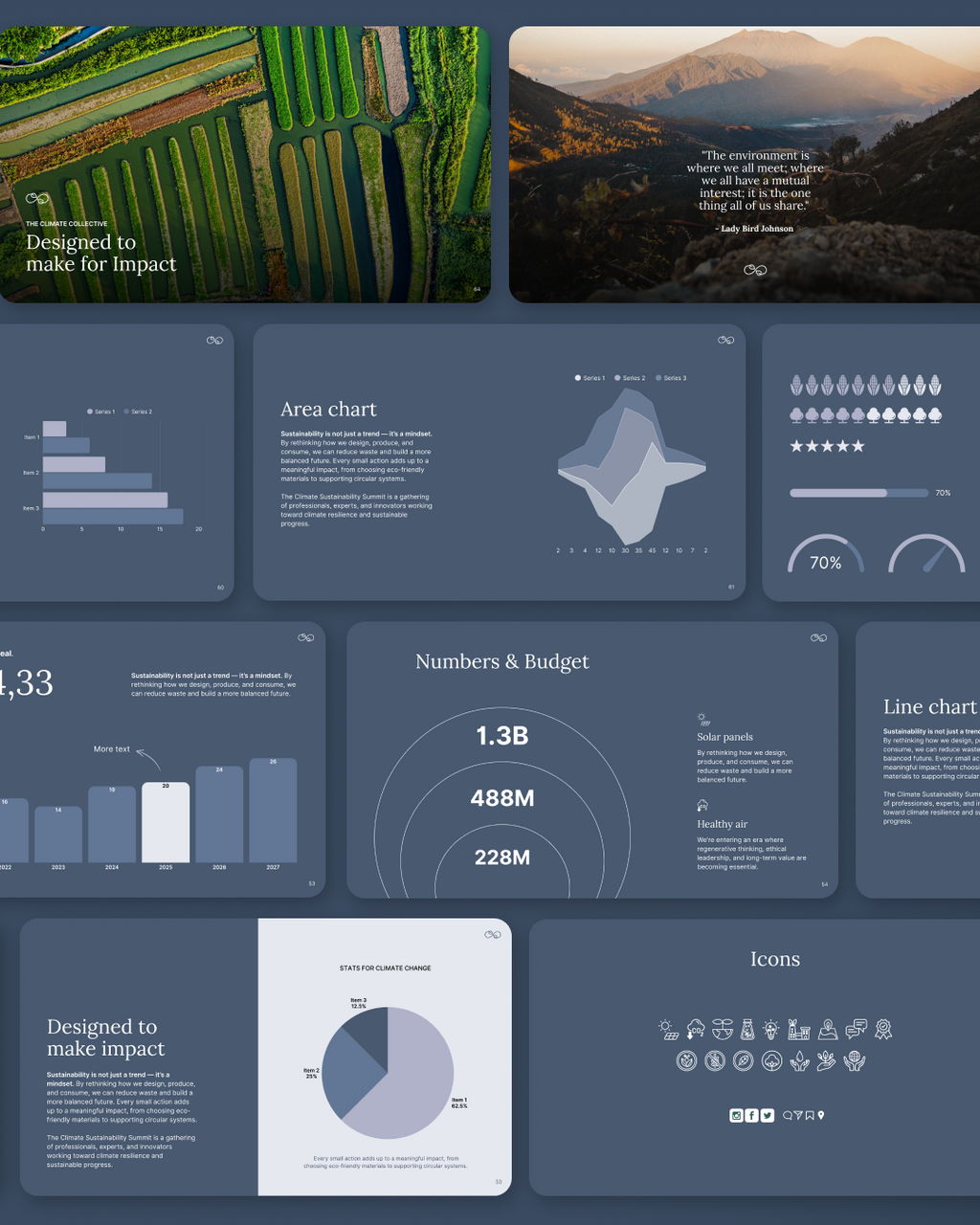BLUE - Canva Pitch Deck Template – Modern & Professional Slides